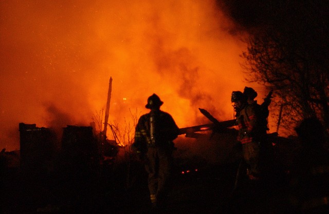 Barn Fire. 4/18/05